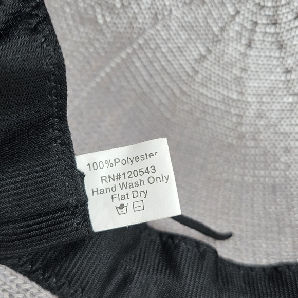 Elegant Gray Women's Bowler Hat with Rhinestone Accent - Picture 10 of 10